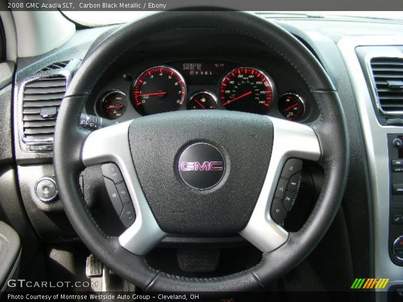 Carbon Black Metallic / Ebony 2008 GMC Acadia SLT