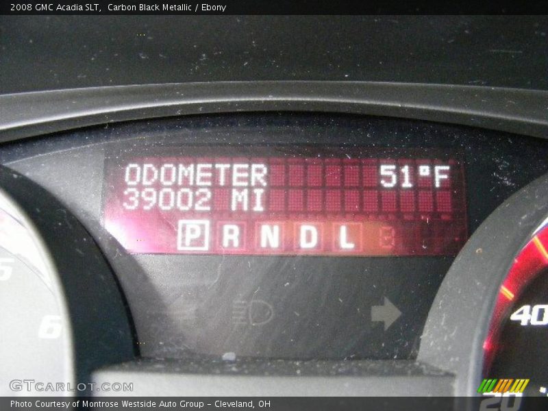 Carbon Black Metallic / Ebony 2008 GMC Acadia SLT