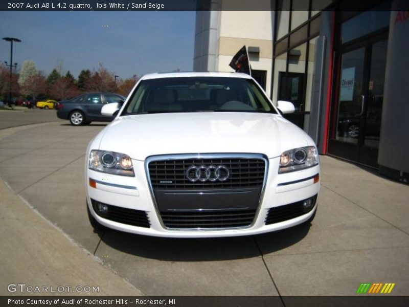 Ibis White / Sand Beige 2007 Audi A8 L 4.2 quattro
