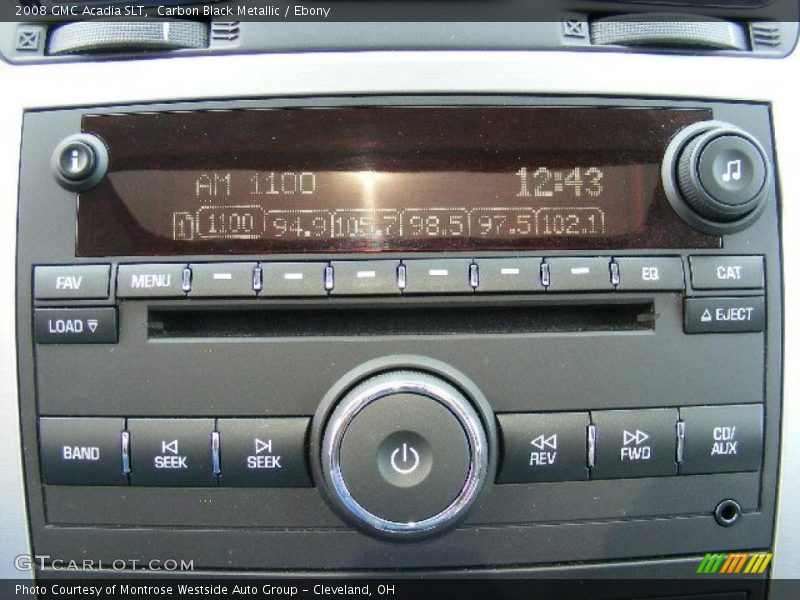 Carbon Black Metallic / Ebony 2008 GMC Acadia SLT