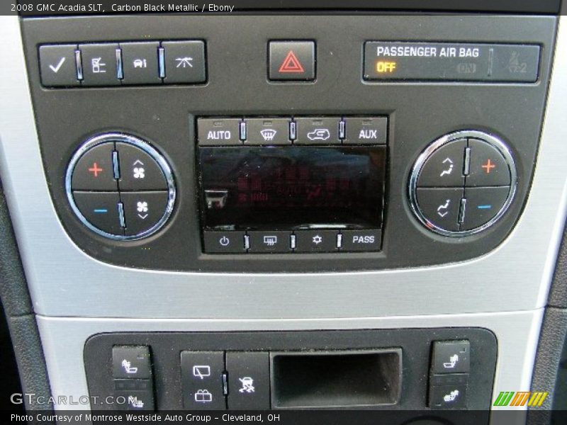 Carbon Black Metallic / Ebony 2008 GMC Acadia SLT