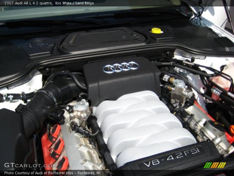 Ibis White / Sand Beige 2007 Audi A8 L 4.2 quattro