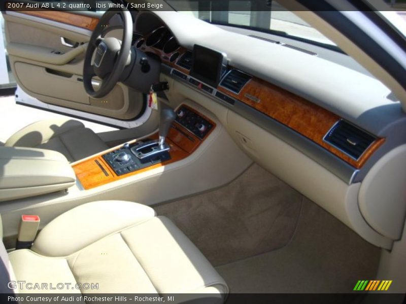Ibis White / Sand Beige 2007 Audi A8 L 4.2 quattro