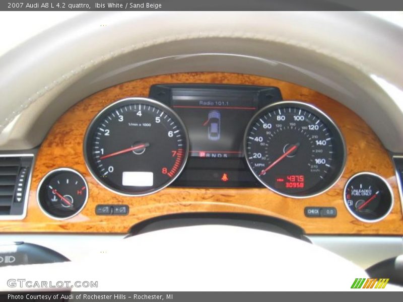 Ibis White / Sand Beige 2007 Audi A8 L 4.2 quattro
