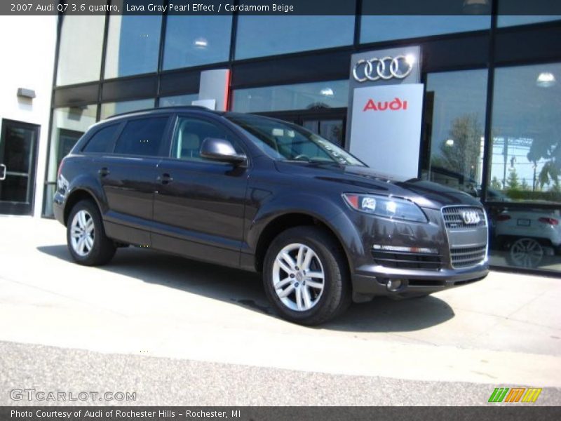 Lava Gray Pearl Effect / Cardamom Beige 2007 Audi Q7 3.6 quattro