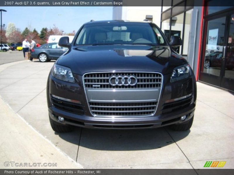 Lava Gray Pearl Effect / Cardamom Beige 2007 Audi Q7 3.6 quattro