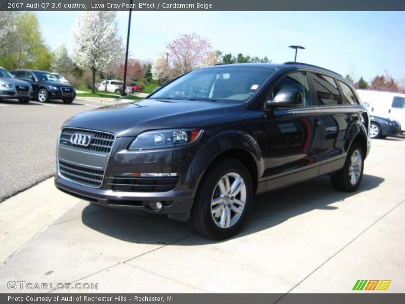 Lava Gray Pearl Effect / Cardamom Beige 2007 Audi Q7 3.6 quattro
