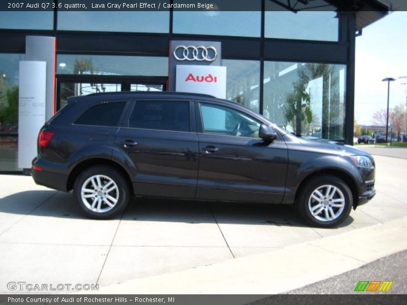 Lava Gray Pearl Effect / Cardamom Beige 2007 Audi Q7 3.6 quattro