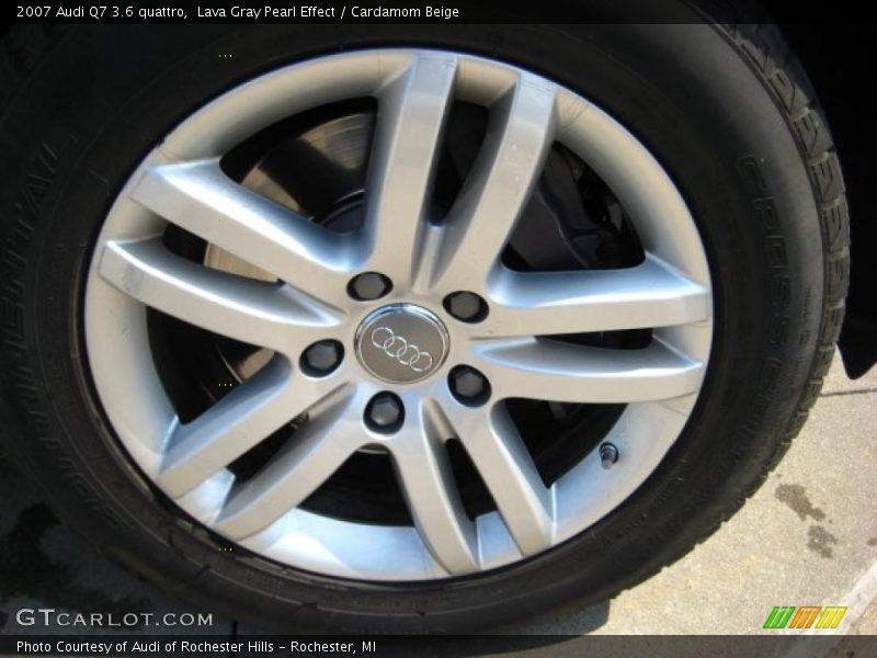 Lava Gray Pearl Effect / Cardamom Beige 2007 Audi Q7 3.6 quattro
