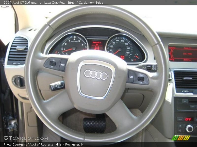 Lava Gray Pearl Effect / Cardamom Beige 2007 Audi Q7 3.6 quattro