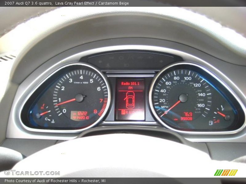 Lava Gray Pearl Effect / Cardamom Beige 2007 Audi Q7 3.6 quattro