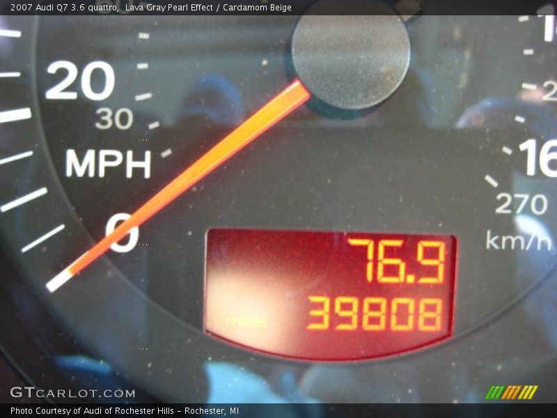Lava Gray Pearl Effect / Cardamom Beige 2007 Audi Q7 3.6 quattro