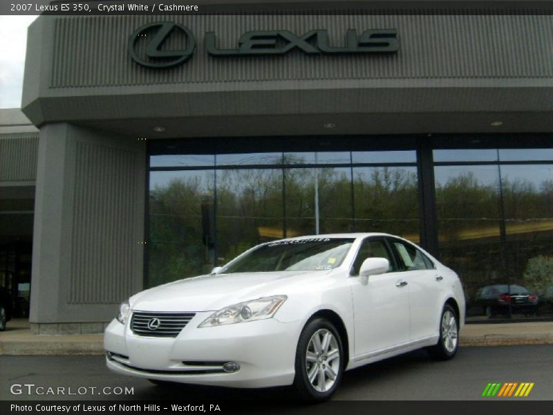 Crystal White / Cashmere 2007 Lexus ES 350