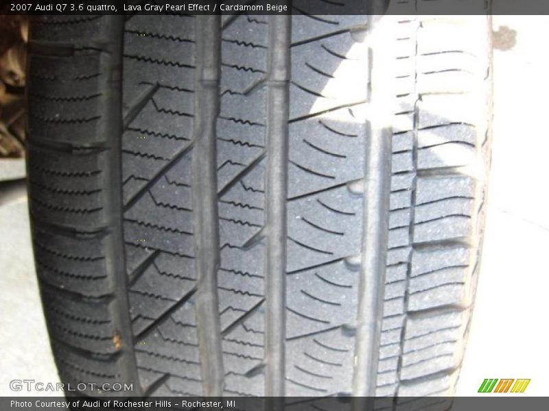 Lava Gray Pearl Effect / Cardamom Beige 2007 Audi Q7 3.6 quattro