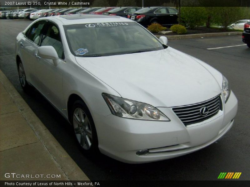 Crystal White / Cashmere 2007 Lexus ES 350