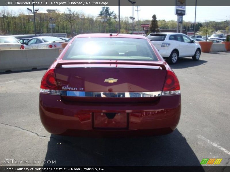 Red Jewel Tintcoat / Neutral Beige 2008 Chevrolet Impala LT