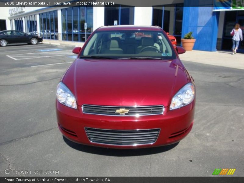 Red Jewel Tintcoat / Neutral Beige 2008 Chevrolet Impala LT