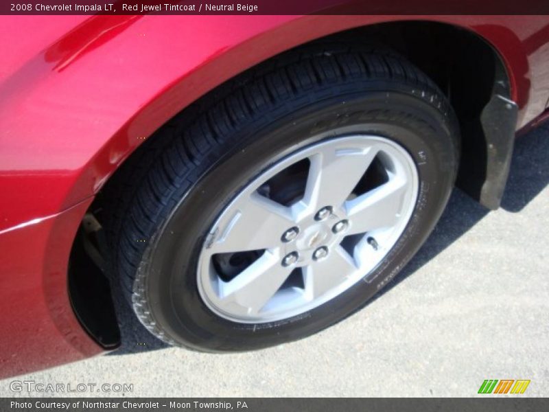 Red Jewel Tintcoat / Neutral Beige 2008 Chevrolet Impala LT