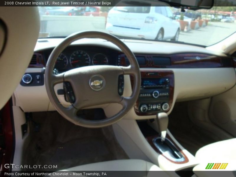 Red Jewel Tintcoat / Neutral Beige 2008 Chevrolet Impala LT