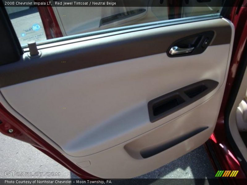 Red Jewel Tintcoat / Neutral Beige 2008 Chevrolet Impala LT