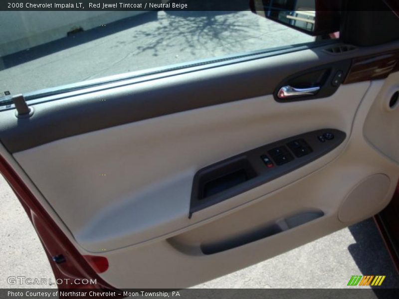 Red Jewel Tintcoat / Neutral Beige 2008 Chevrolet Impala LT