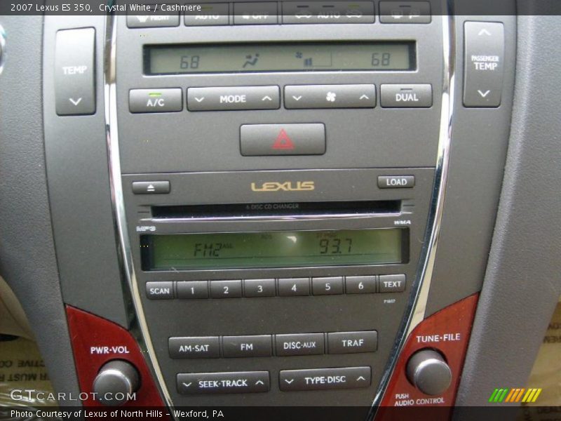 Crystal White / Cashmere 2007 Lexus ES 350