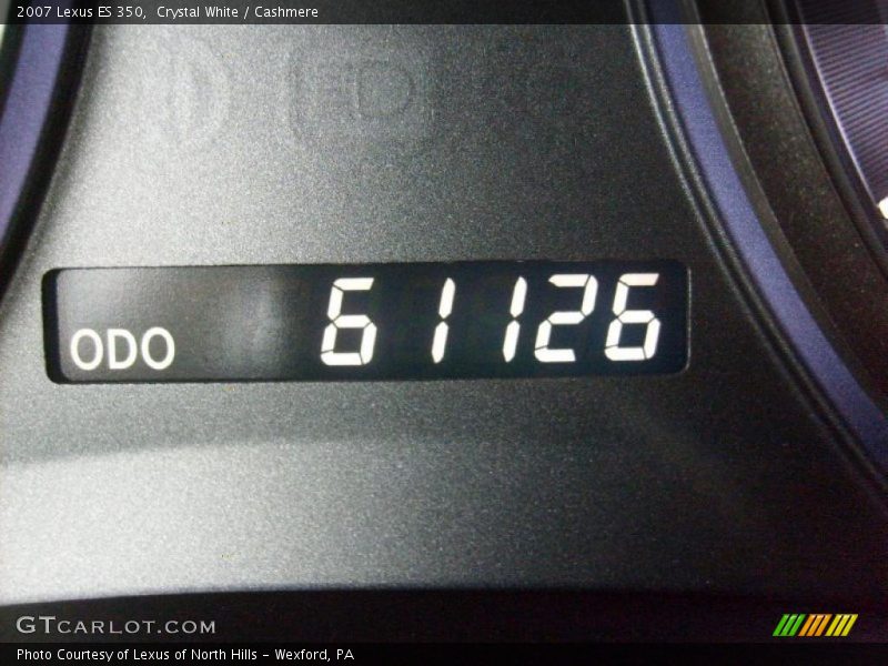 Crystal White / Cashmere 2007 Lexus ES 350