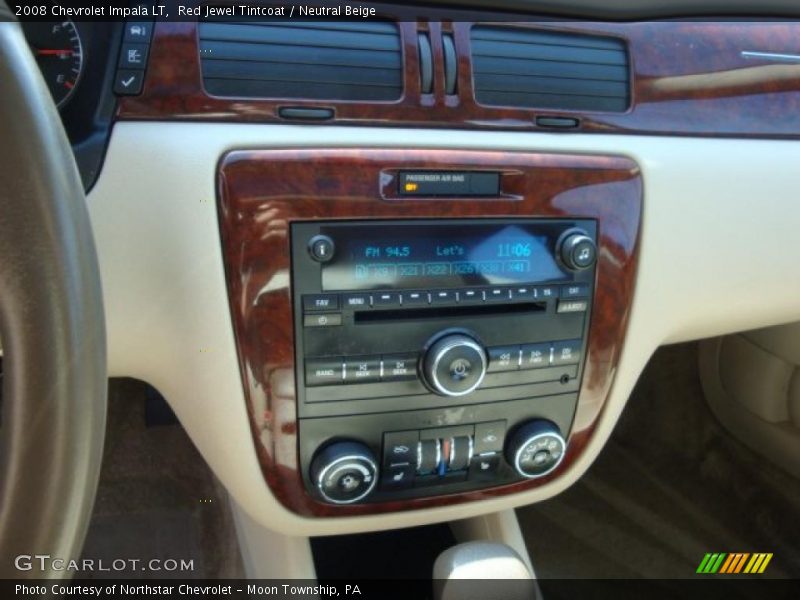 Red Jewel Tintcoat / Neutral Beige 2008 Chevrolet Impala LT