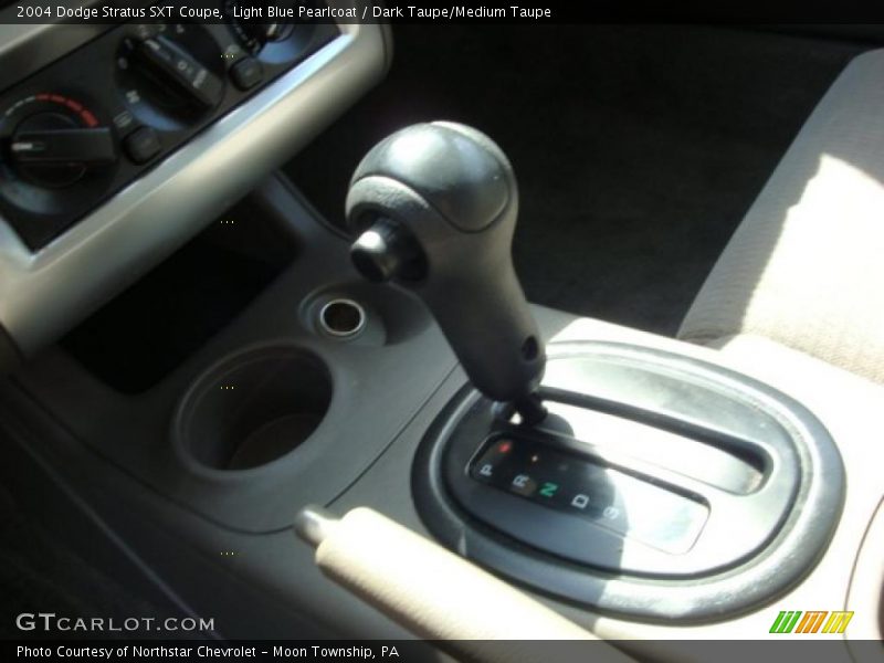 Light Blue Pearlcoat / Dark Taupe/Medium Taupe 2004 Dodge Stratus SXT Coupe