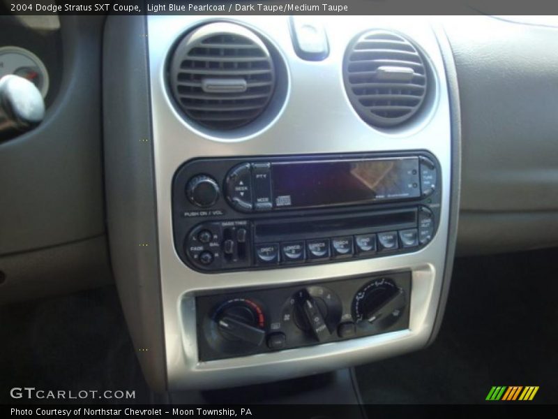 Light Blue Pearlcoat / Dark Taupe/Medium Taupe 2004 Dodge Stratus SXT Coupe