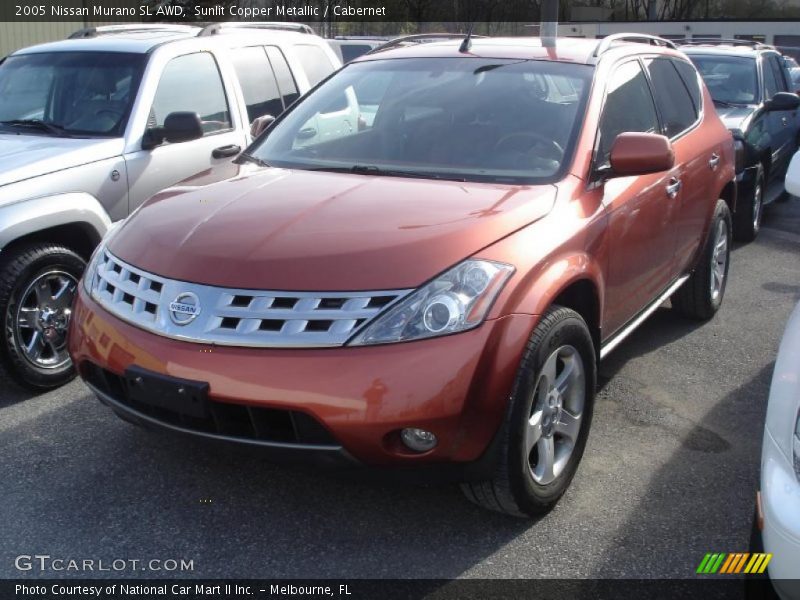 Sunlit Copper Metallic / Cabernet 2005 Nissan Murano SL AWD