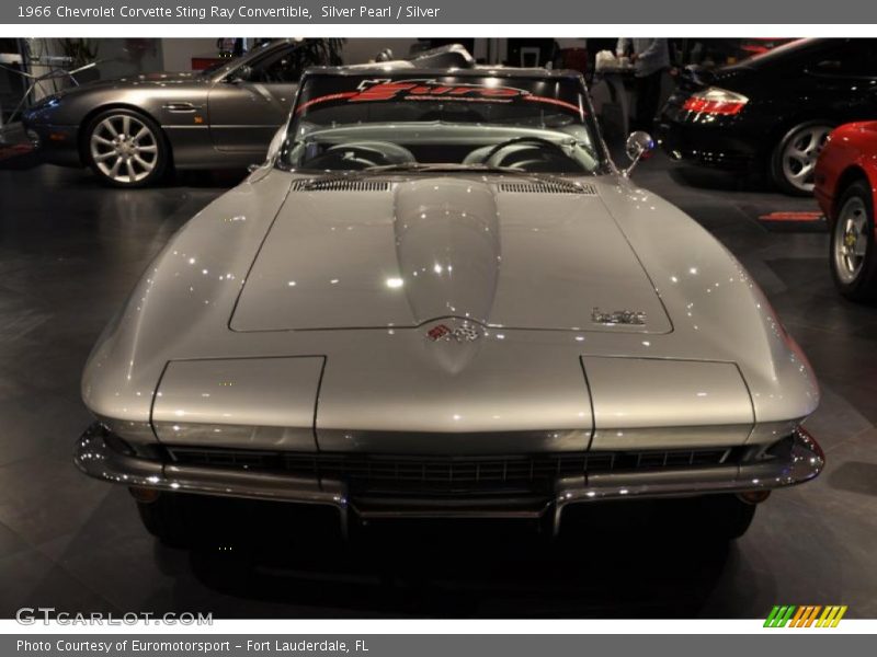Silver Pearl / Silver 1966 Chevrolet Corvette Sting Ray Convertible