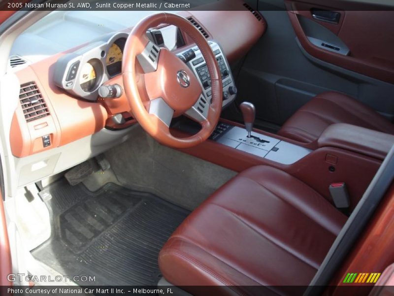 Sunlit Copper Metallic / Cabernet 2005 Nissan Murano SL AWD