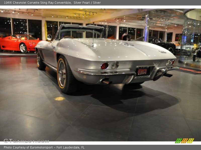 Silver Pearl / Silver 1966 Chevrolet Corvette Sting Ray Convertible