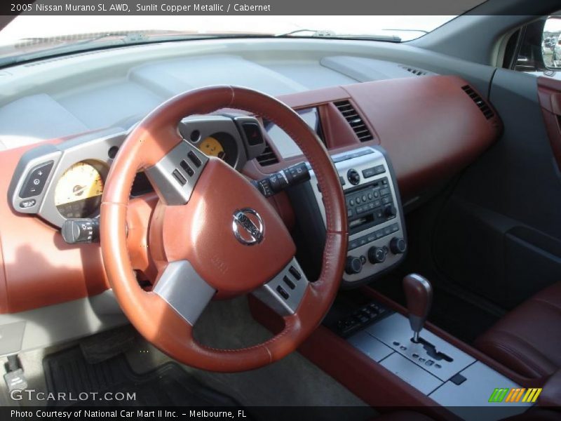 Sunlit Copper Metallic / Cabernet 2005 Nissan Murano SL AWD