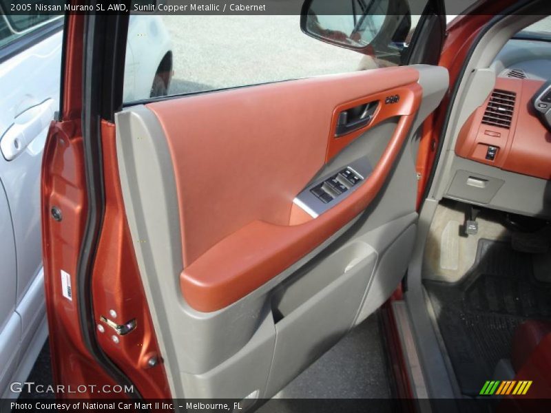 Sunlit Copper Metallic / Cabernet 2005 Nissan Murano SL AWD