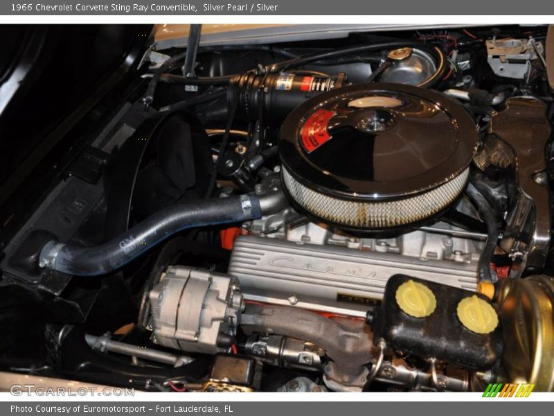 Silver Pearl / Silver 1966 Chevrolet Corvette Sting Ray Convertible