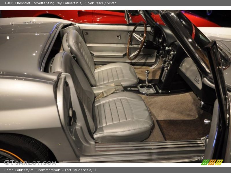 Silver Pearl / Silver 1966 Chevrolet Corvette Sting Ray Convertible