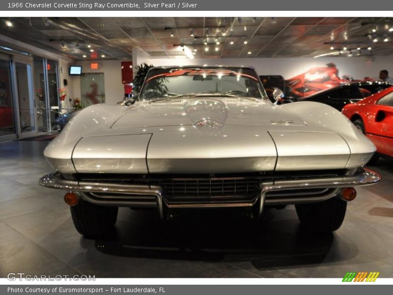 Silver Pearl / Silver 1966 Chevrolet Corvette Sting Ray Convertible