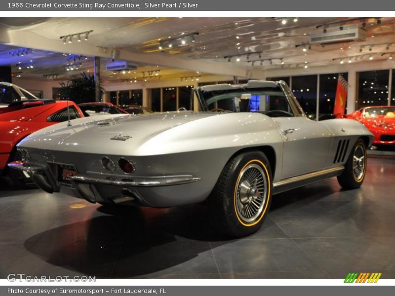 Silver Pearl / Silver 1966 Chevrolet Corvette Sting Ray Convertible