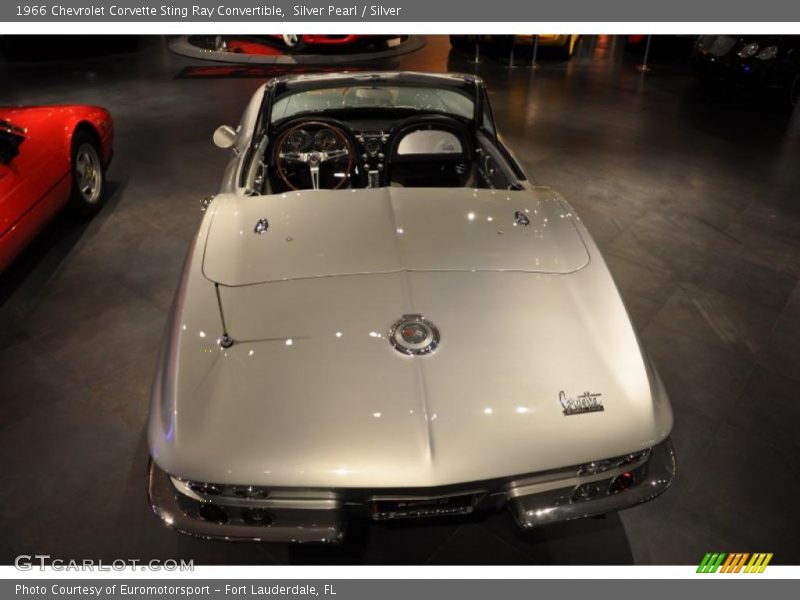 Silver Pearl / Silver 1966 Chevrolet Corvette Sting Ray Convertible