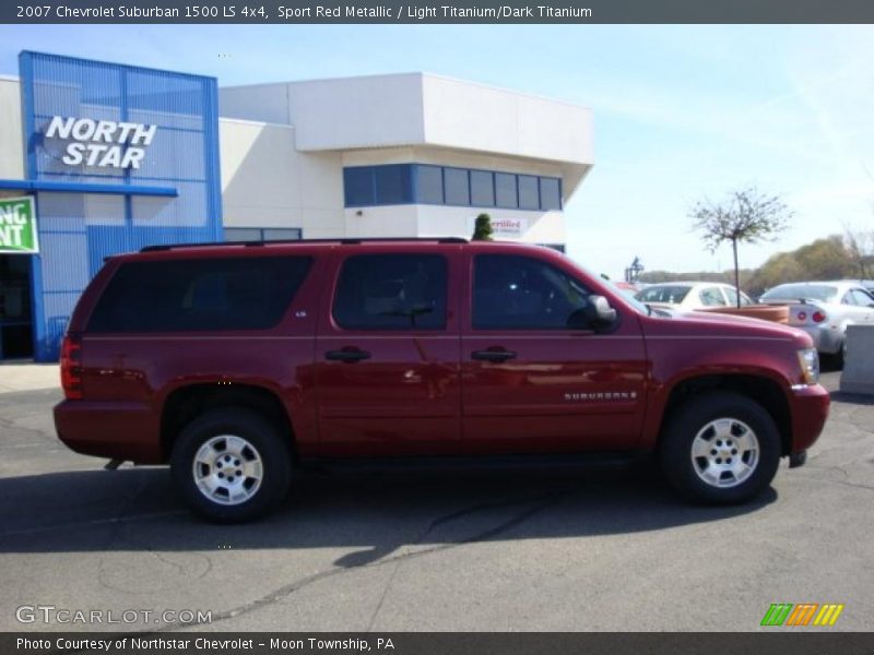 Sport Red Metallic / Light Titanium/Dark Titanium 2007 Chevrolet Suburban 1500 LS 4x4
