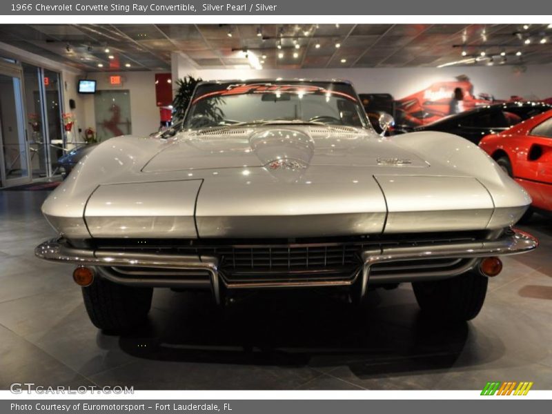 Silver Pearl / Silver 1966 Chevrolet Corvette Sting Ray Convertible