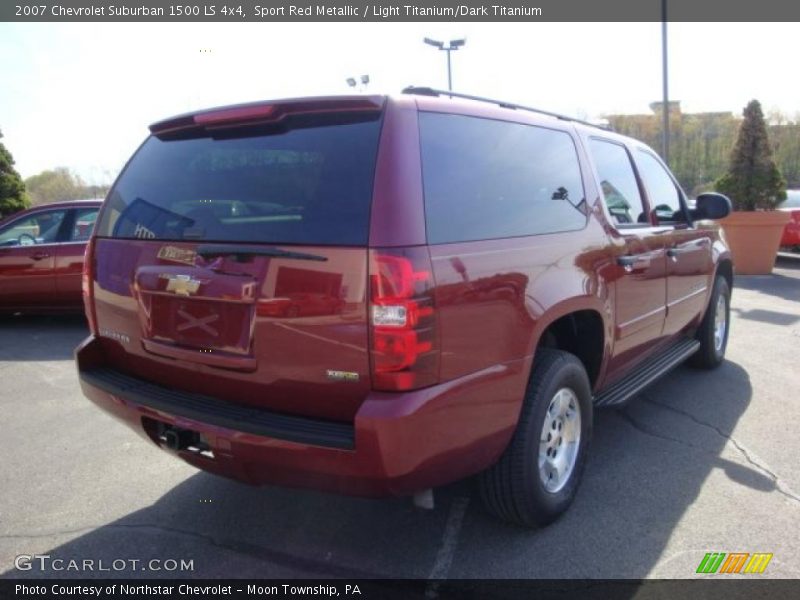 Sport Red Metallic / Light Titanium/Dark Titanium 2007 Chevrolet Suburban 1500 LS 4x4