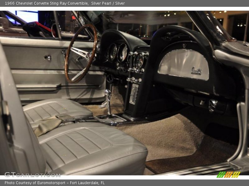 Silver Pearl / Silver 1966 Chevrolet Corvette Sting Ray Convertible