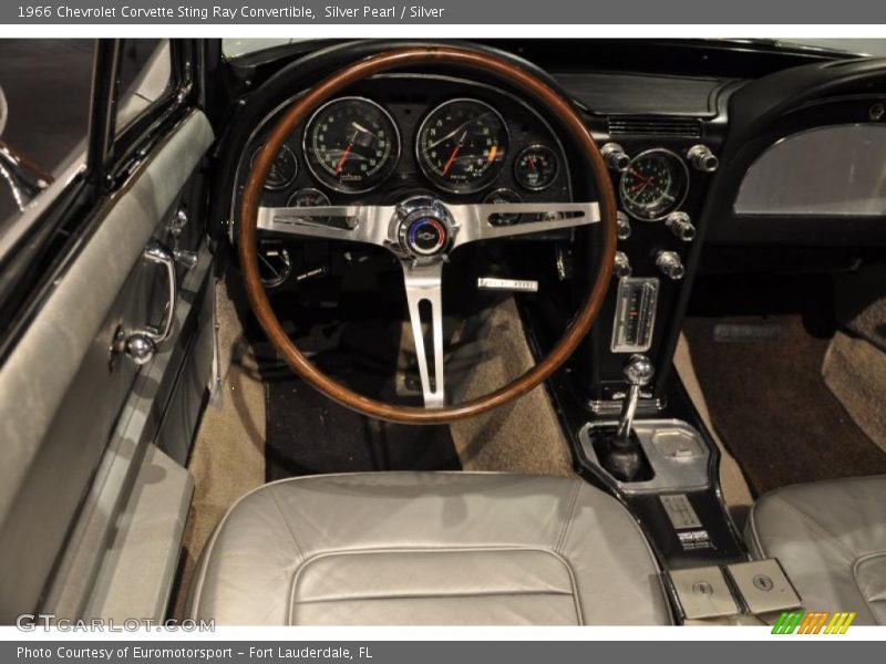 Silver Pearl / Silver 1966 Chevrolet Corvette Sting Ray Convertible