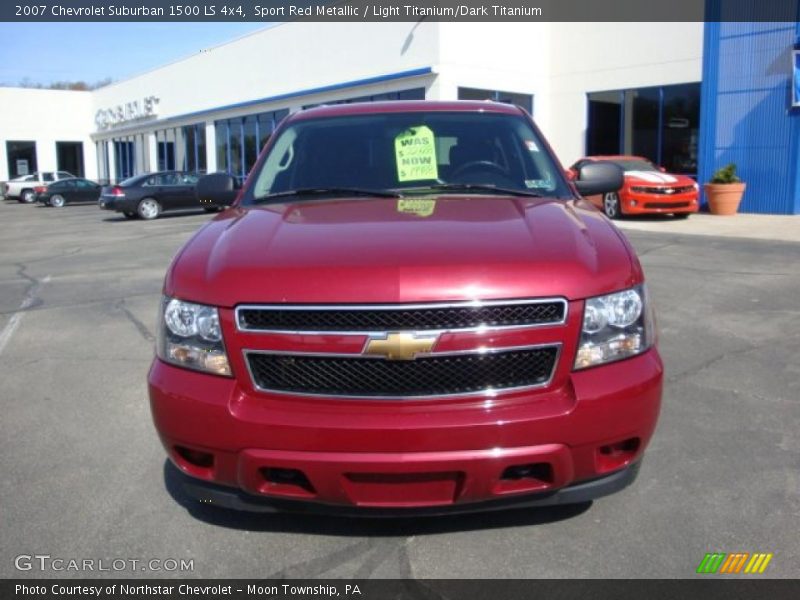 Sport Red Metallic / Light Titanium/Dark Titanium 2007 Chevrolet Suburban 1500 LS 4x4
