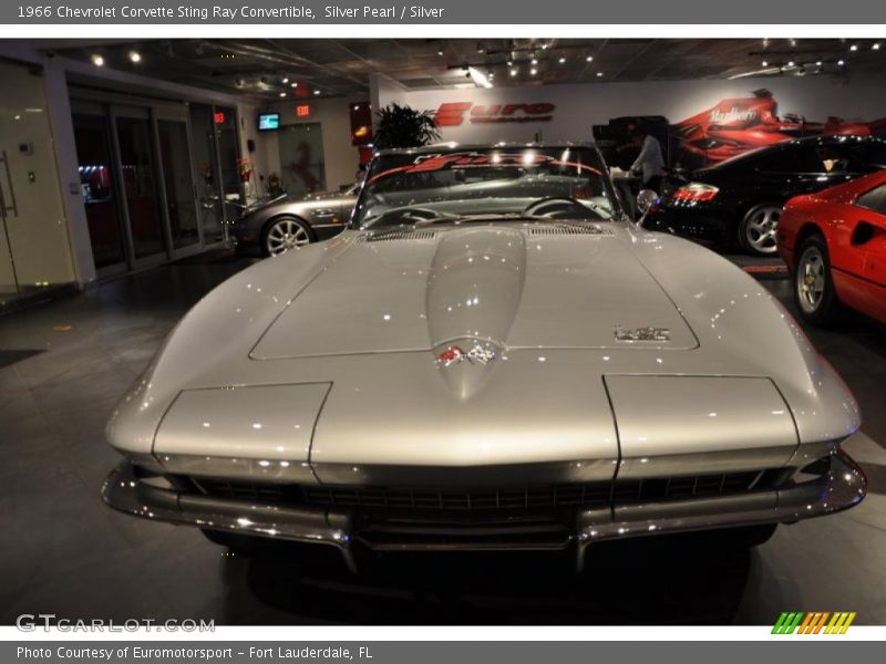 Silver Pearl / Silver 1966 Chevrolet Corvette Sting Ray Convertible