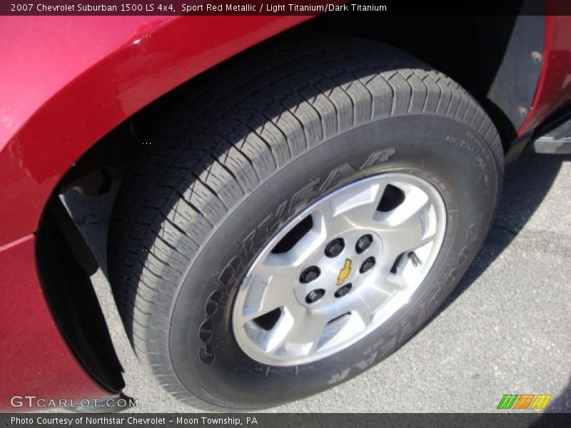 Sport Red Metallic / Light Titanium/Dark Titanium 2007 Chevrolet Suburban 1500 LS 4x4