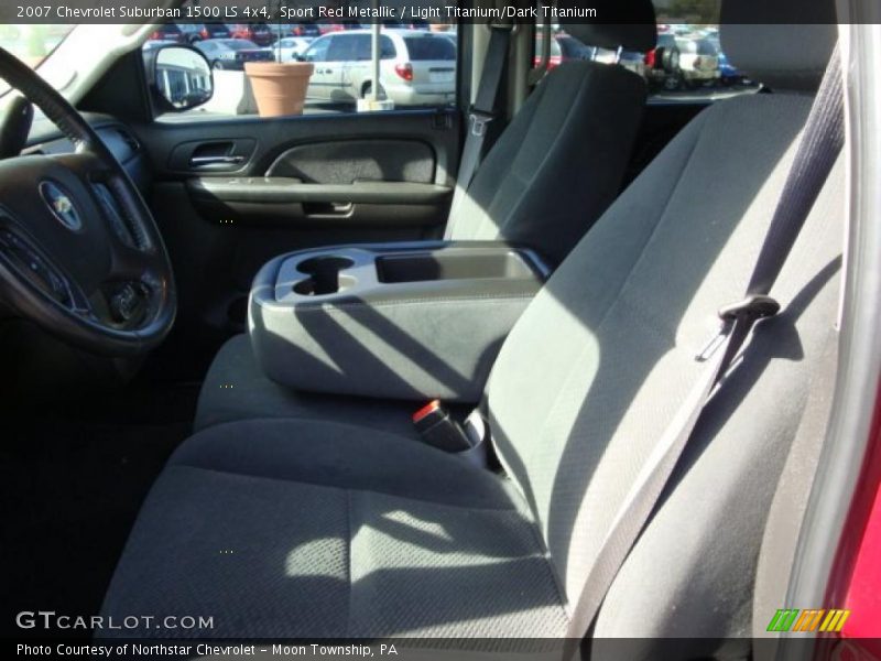 Sport Red Metallic / Light Titanium/Dark Titanium 2007 Chevrolet Suburban 1500 LS 4x4